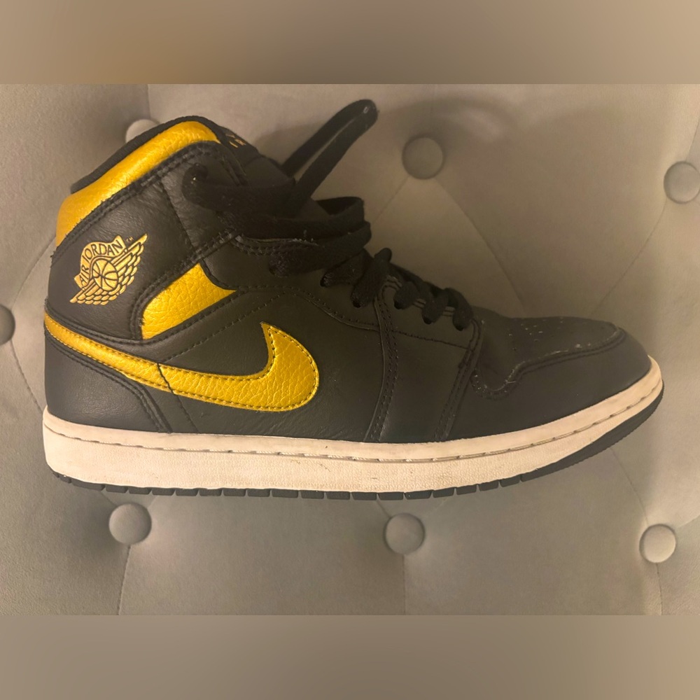 Black and Gold Jordans